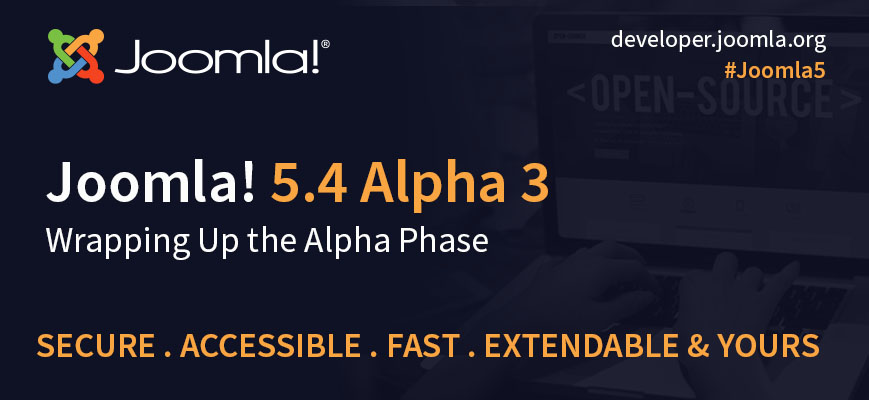 Joomla 5.4 Alpha 3