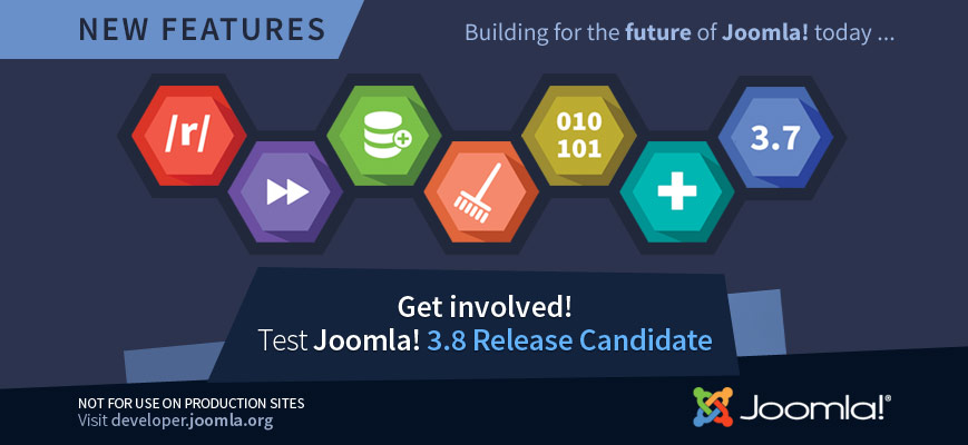 Joomla 3.8 Release Candidate