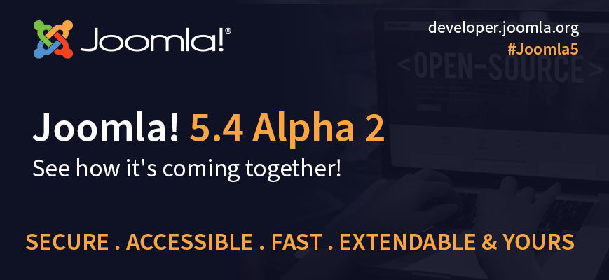 Joomla 5.4 Alpha 2