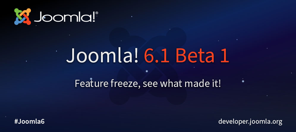 Joomla 6.1 Beta 1