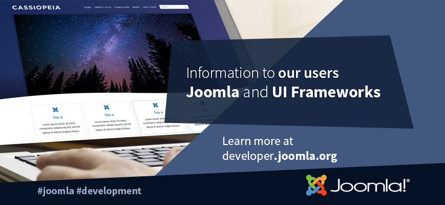 Joomla and UI Frameworks